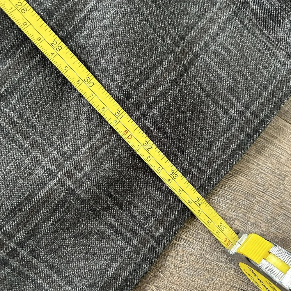 Lauren Ralph Lauren Mens Plaid Wool Silk Blend Sport Coat Blazer Size 48XL